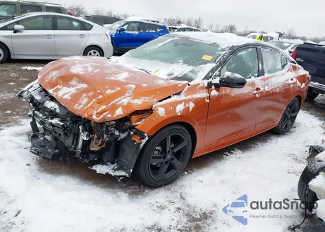 2025 Nissan Sentra Sr from USA, damaged, VIN 3N1AB8DVXSY224536